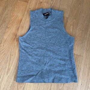 Express Heather Gray Sleeveless Top